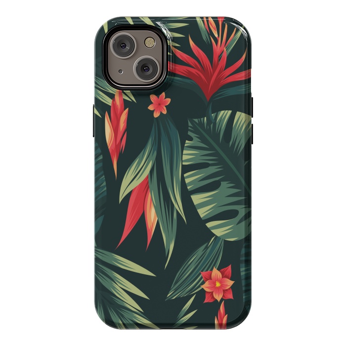 iPhone 14 Plus StrongFit tropical blossom by haroulita