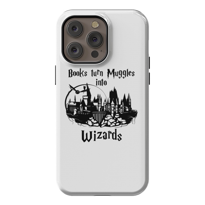 iPhone 14 Pro max StrongFit Books turn muggles into wizards  by Winston