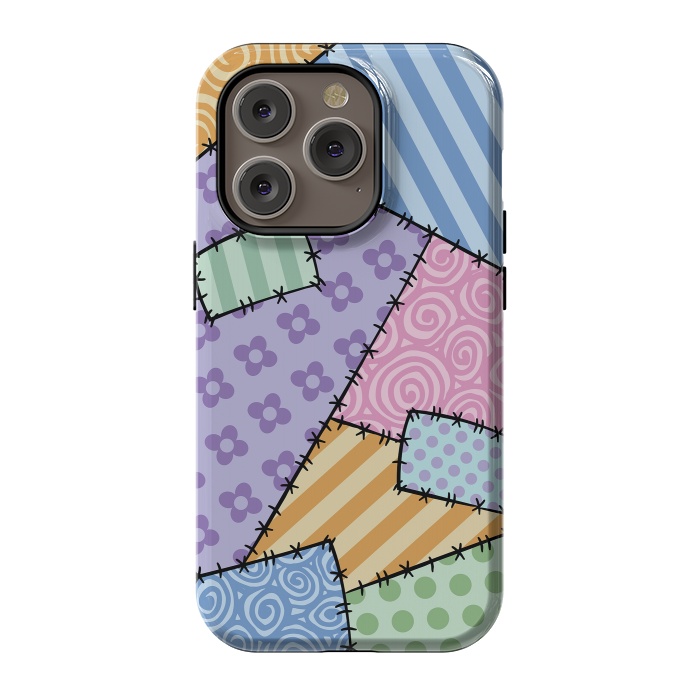 iPhone 14 Pro StrongFit Patchwork by Laura Nagel