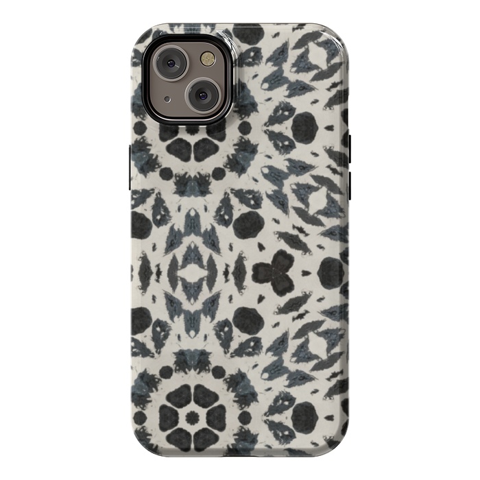 iPhone 14 Plus StrongFit Tribal cream by Nina Leth
