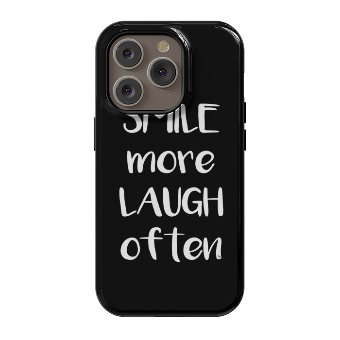 iPhone 14 Pro StrongFit Smile more quote by Martina