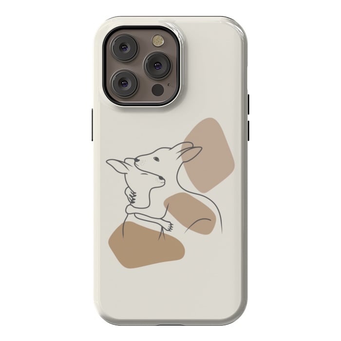 iPhone 14 Pro max StrongFit Kangaroo love by Jms