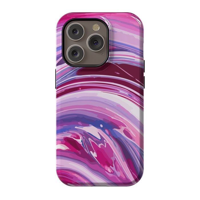 iPhone 14 Pro StrongFit Acrylic Marble Design VI by ArtsCase