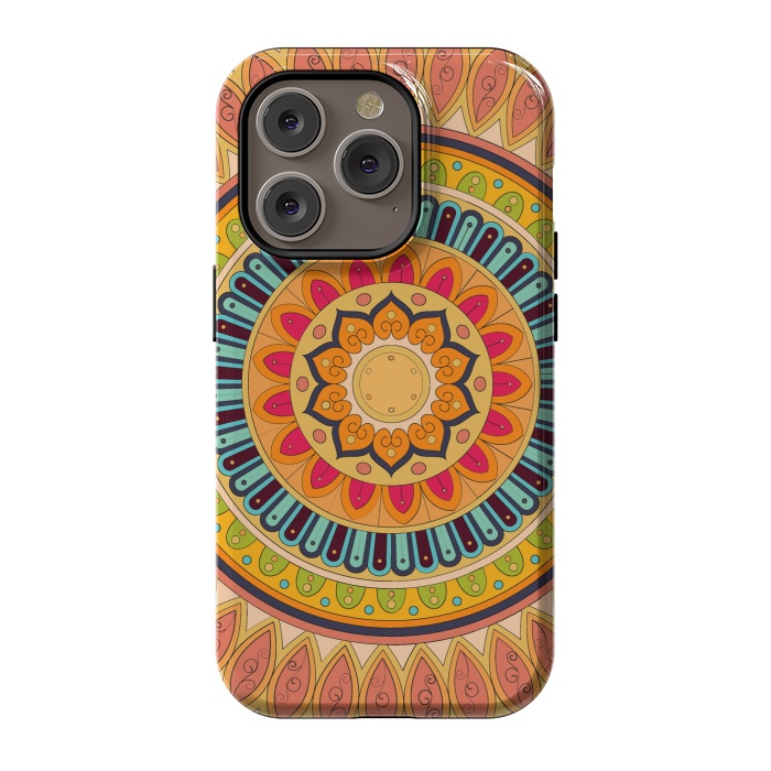 iPhone 14 Pro StrongFit Mandala Pattern Design 24 by ArtsCase