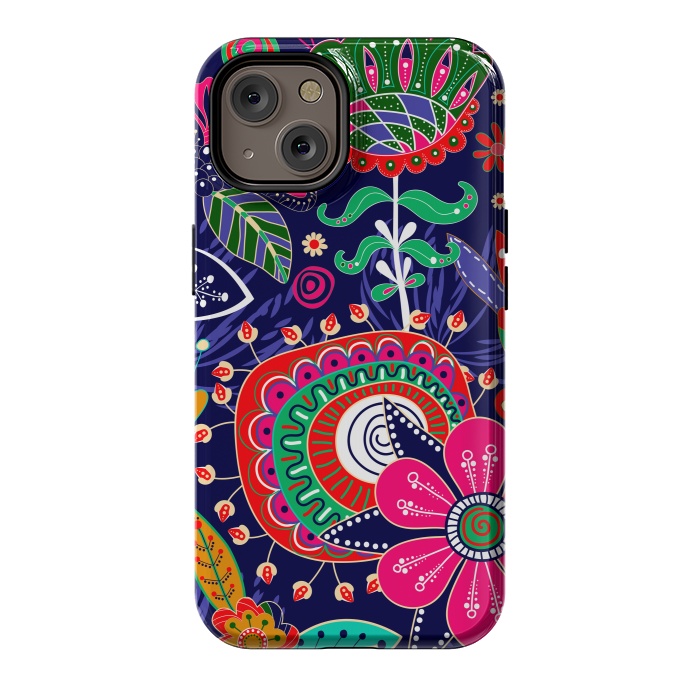 iPhone 14 StrongFit Seamless Floral Pattern by ArtsCase