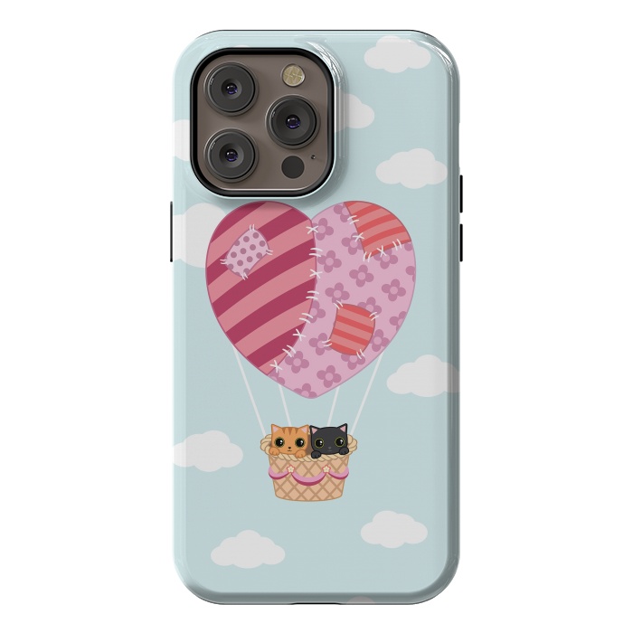 iPhone 14 Pro max StrongFit kitty love by Laura Nagel