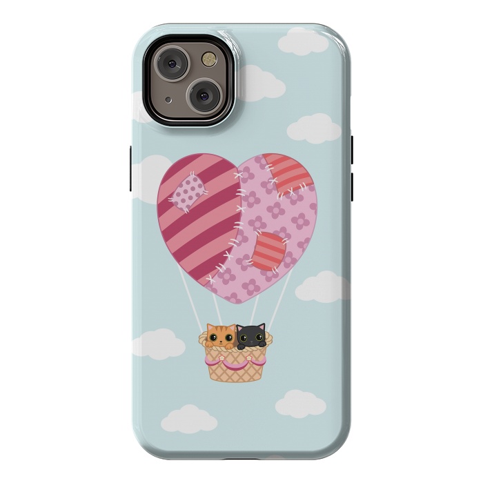 iPhone 14 Plus StrongFit kitty love by Laura Nagel