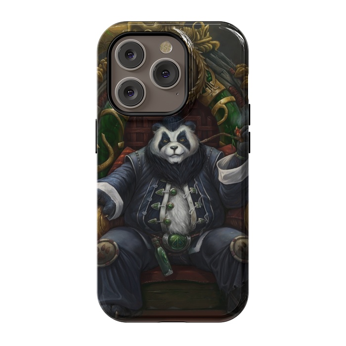 iPhone 14 Pro StrongFit Smoking Panda  by Winston