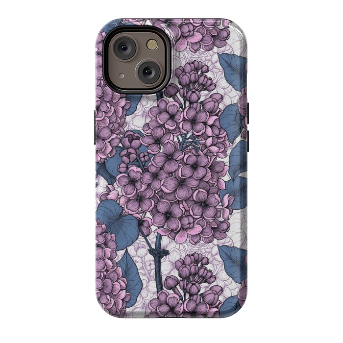 iPhone 14 StrongFit Violet lilacs by Katerina Kirilova