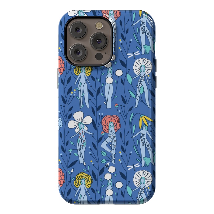 iPhone 14 Pro max StrongFit Springtime floral women design by Anna Alekseeva