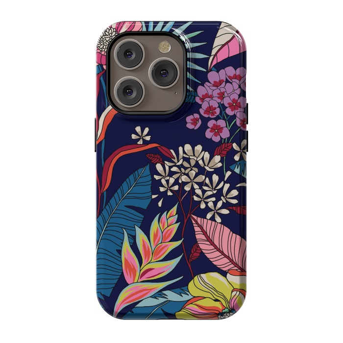 iPhone 14 Pro StrongFit Floral Design 123 by ArtsCase