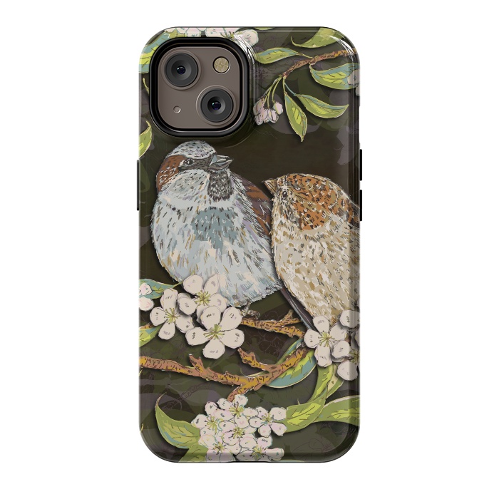 iPhone 14 StrongFit Sweet Sparrows by Lotti Brown