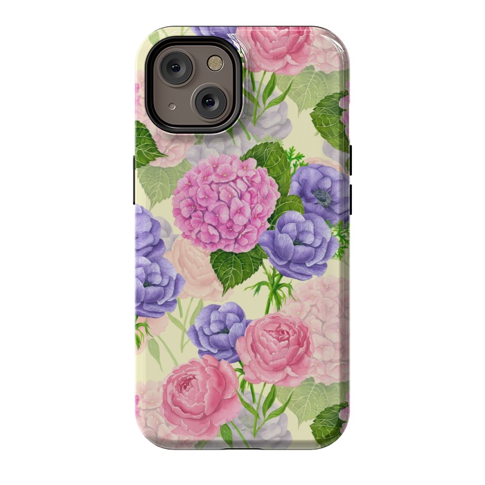 iPhone 14 StrongFit Spring garden watercolor by Katerina Kirilova