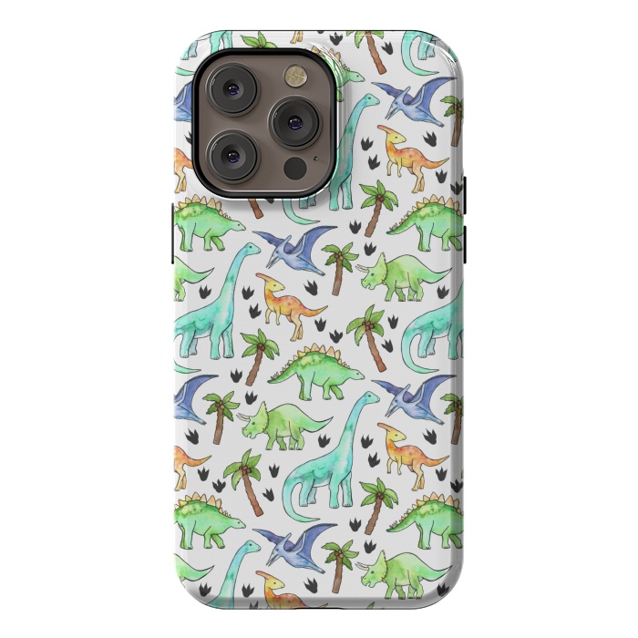 iPhone 14 Pro max StrongFit Dino-Mite by Tangerine-Tane