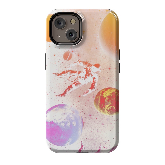 iPhone 14 StrongFit Astronaut in Space - Colorful gradient by Oana 