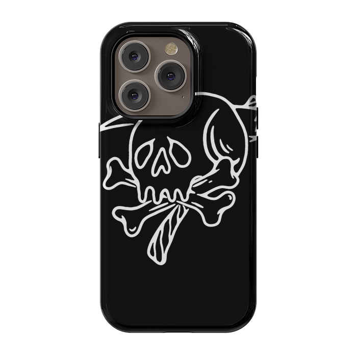 iPhone 14 Pro StrongFit Skull Reaper by Afif Quilimo