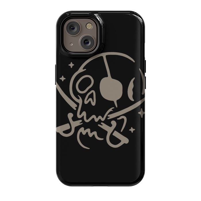 iPhone 14 StrongFit Skull and Swords by Afif Quilimo