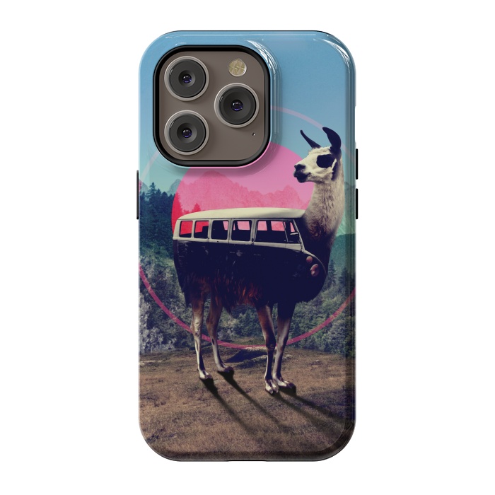 iPhone 14 Pro StrongFit Llama Van by Ali Gulec
