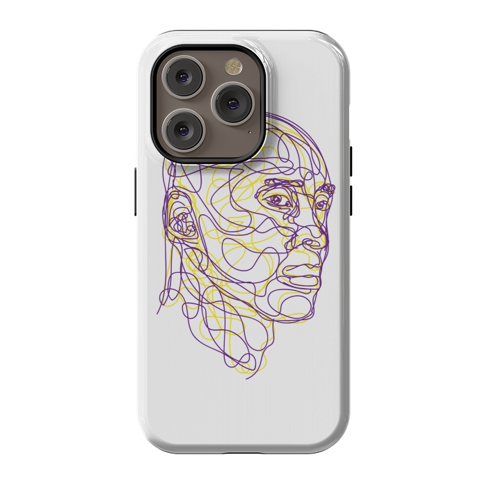 iPhone 14 Pro StrongFit Kobe Bryant - Art Tribute to a Legend by Mitxel Gonzalez