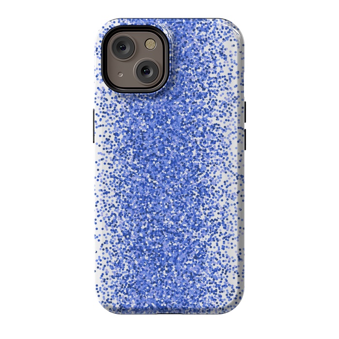 iPhone 14 StrongFit Blue Sparkles by Martina