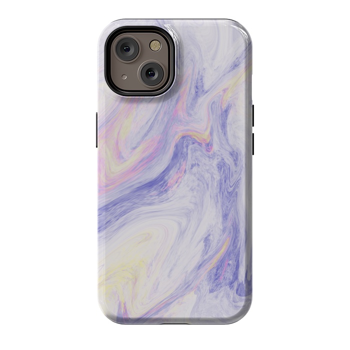iPhone 14 StrongFit Unicorn Marble by Rose Halsey