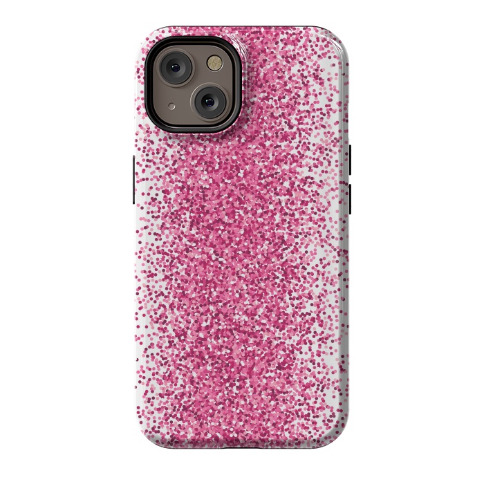 iPhone 14 StrongFit Pink Sparkles by Martina