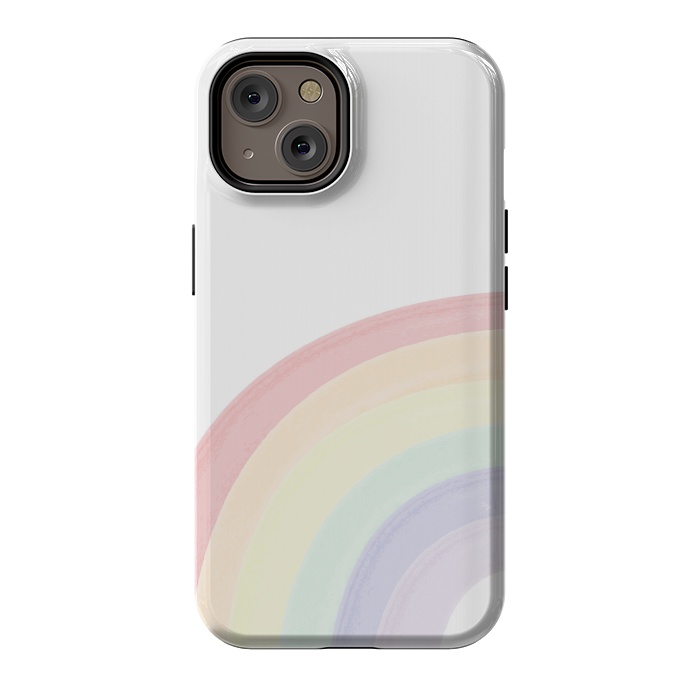 iPhone 14 StrongFit Pastel Rainbow by Martina