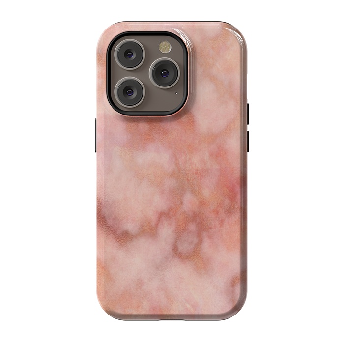 iPhone 14 Pro StrongFit Elegant rose gold marble by Martina