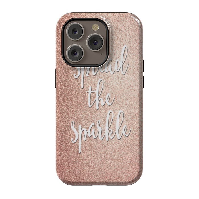 iPhone 14 Pro StrongFit Spread the sparkle by Martina