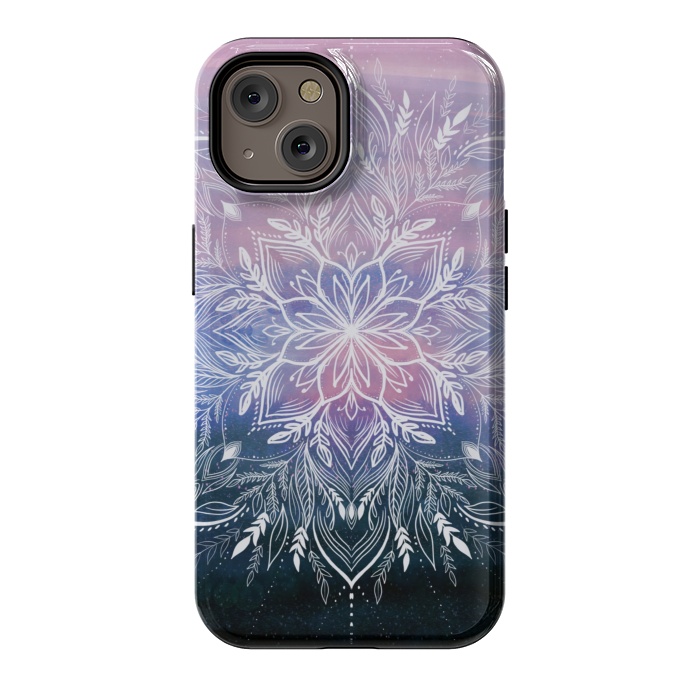 iPhone 14 StrongFit Sky dust Mandala by Rose Halsey