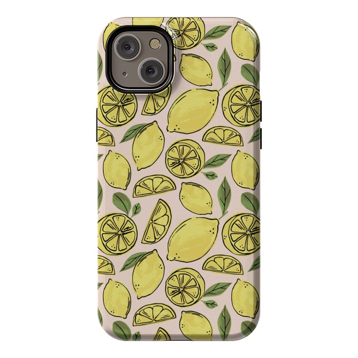 iPhone 14 Plus StrongFit Lemons by Melissa Lee