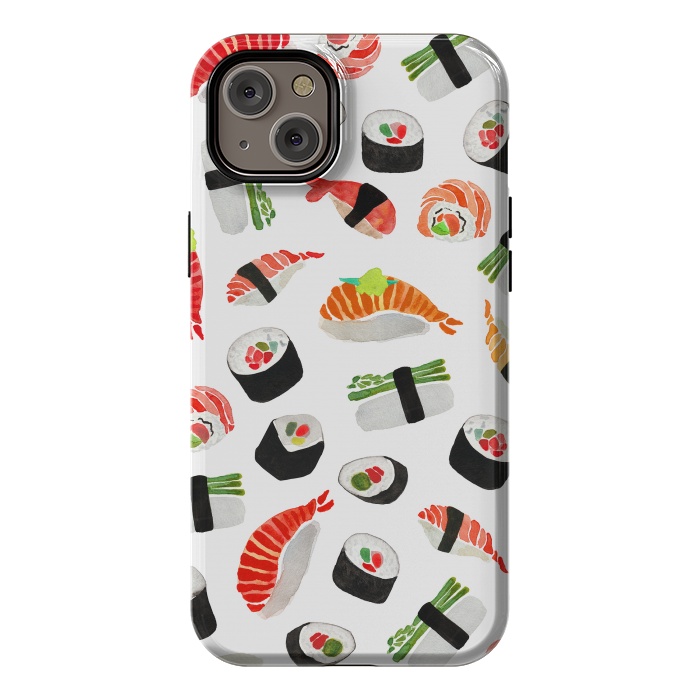 iPhone 14 Plus StrongFit Sushi Pattern by Amaya Brydon