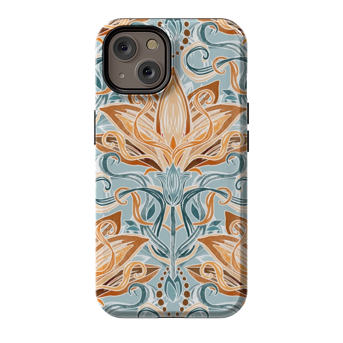 iPhone 14 StrongFit Autumn Afternoon Art Nouveau  by Micklyn Le Feuvre