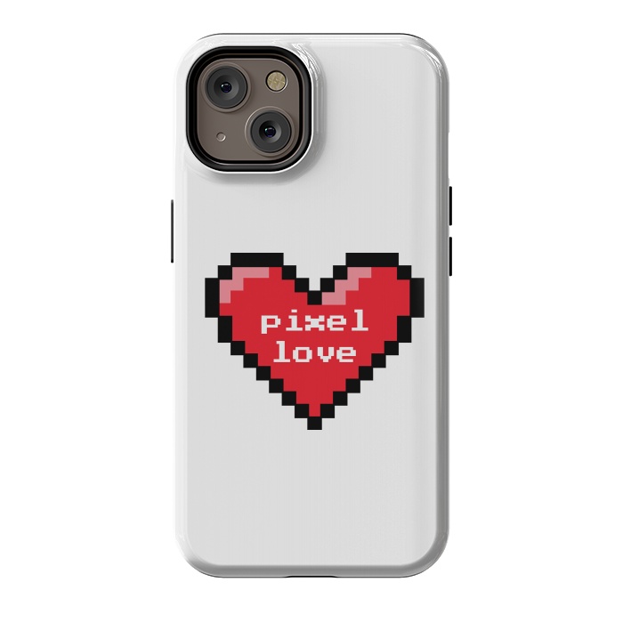 iPhone 14 StrongFit Pixel love by Laura Nagel
