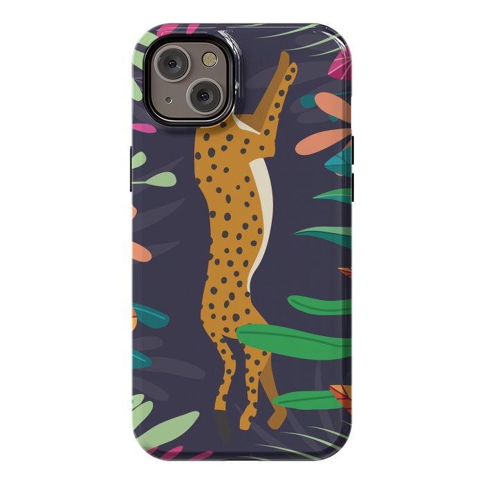 iPhone 14 Plus StrongFit Cheetah running by Jelena Obradovic
