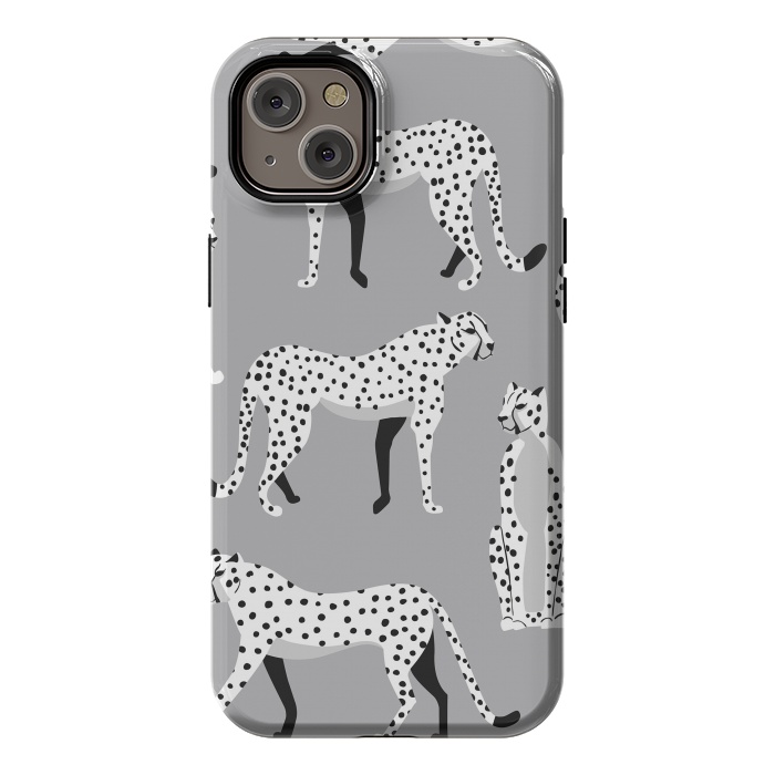 iPhone 14 Plus StrongFit Cheetah pattern 04 by Jelena Obradovic