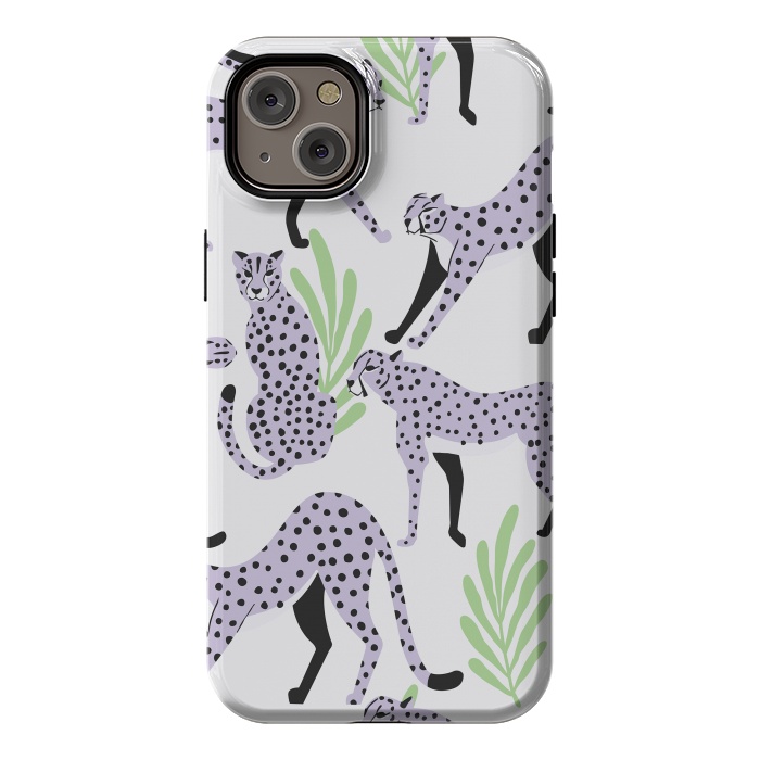 iPhone 14 Plus StrongFit Cheetah pattern 05 by Jelena Obradovic