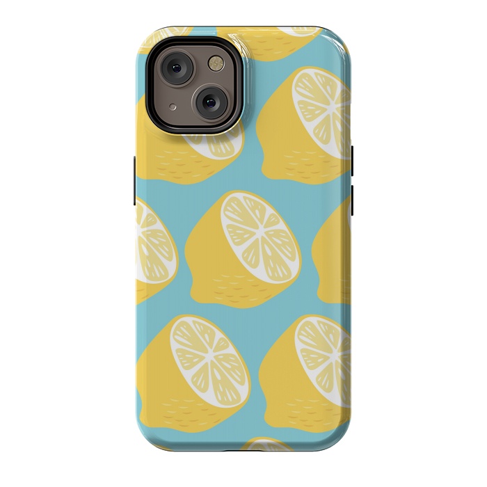 iPhone 14 StrongFit Lemon pattern 13 by Jelena Obradovic