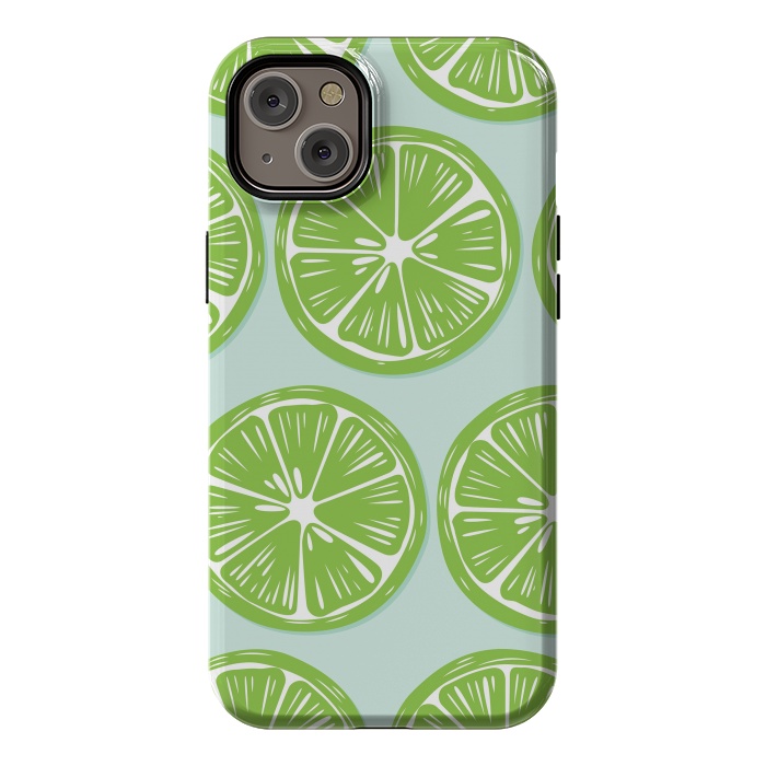 iPhone 14 Plus StrongFit Lime pattern 05 by Jelena Obradovic