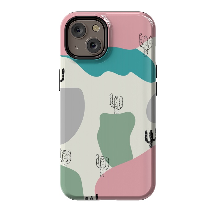 iPhone 14 StrongFit Mountain Cactus by Creativeaxle