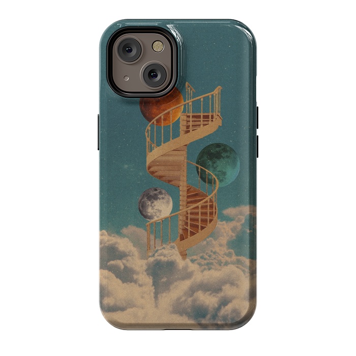 iPhone 14 StrongFit Stairway to the moon by Eleaxart