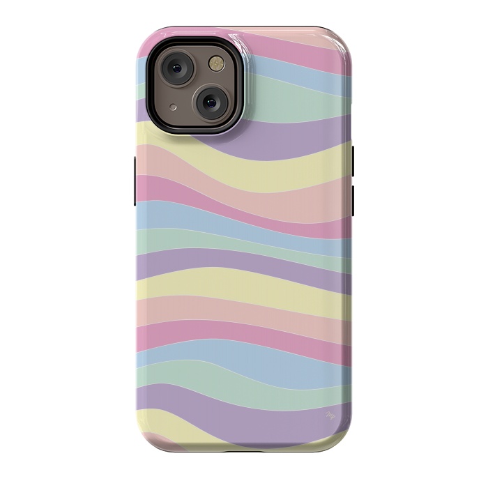 iPhone 14 StrongFit Pastel Waves by Martina