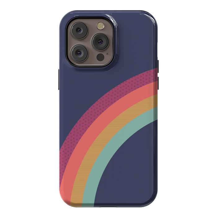 iPhone 14 Pro max StrongFit Vintage Rainbow by ArtPrInk