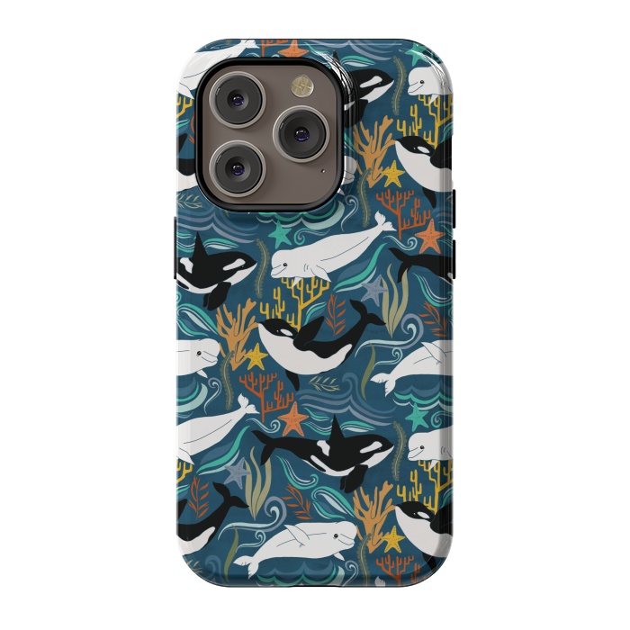 iPhone 14 Pro StrongFit Canadian Whale Watching by Tangerine-Tane