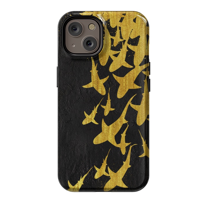 iPhone 14 StrongFit Golden Sharks by Alberto