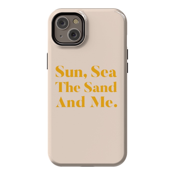 iPhone 14 Plus StrongFit Sun, Sea, The Sand & Me by Uma Prabhakar Gokhale