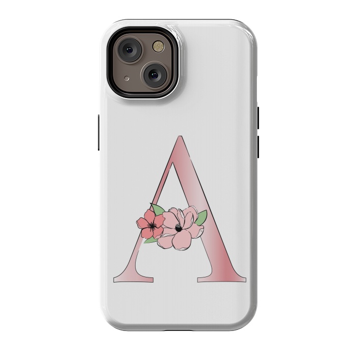 iPhone 14 StrongFit Monogram Letter A by Martina