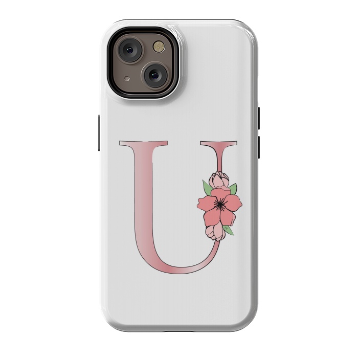 iPhone 14 StrongFit Monogram Letter U by Martina