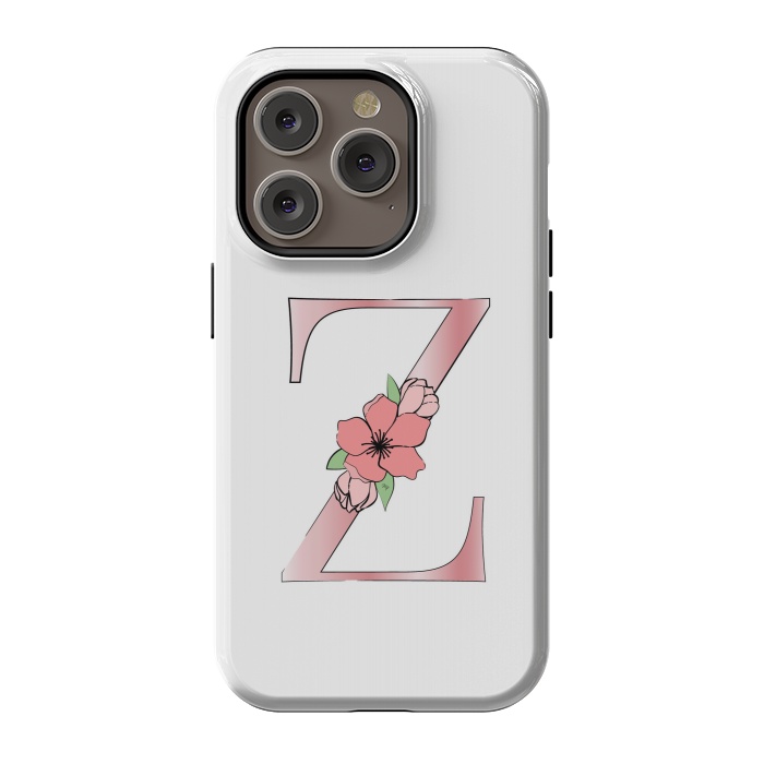 iPhone 14 Pro StrongFit Monogram Letter Z by Martina