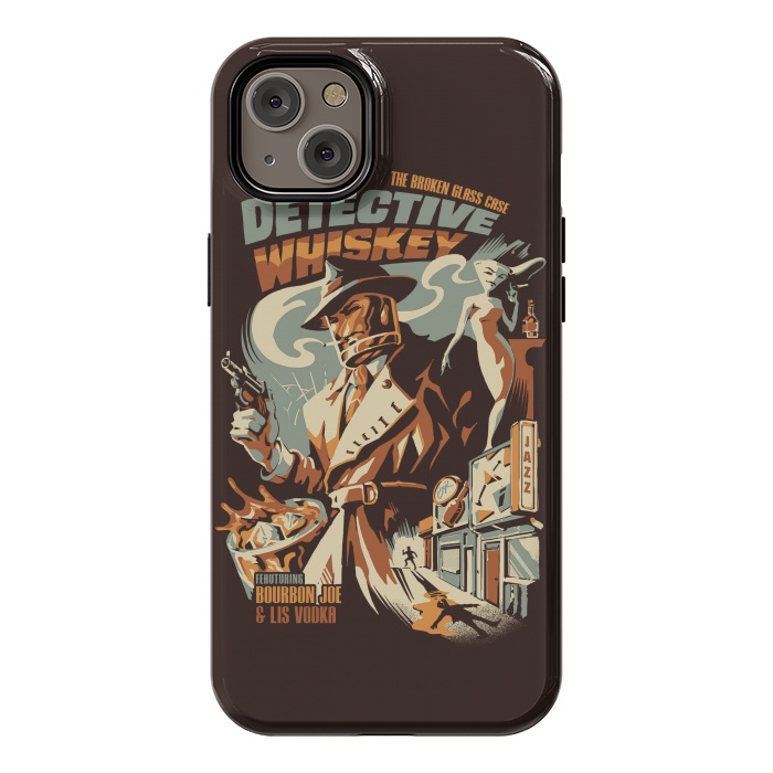 iPhone 14 Plus StrongFit Detective Whiskey by Ilustrata